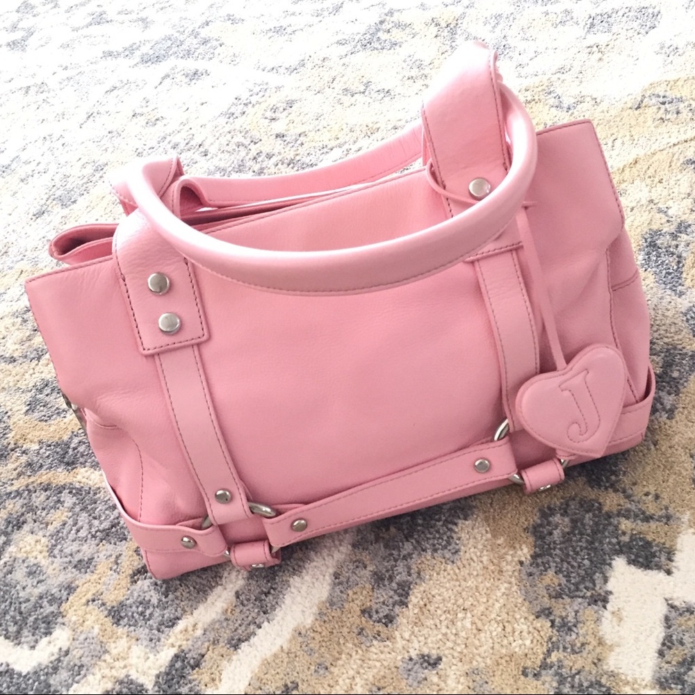Vintage Juicy Couture Pink Leather Handbag